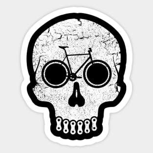 Bike Skull Sticker